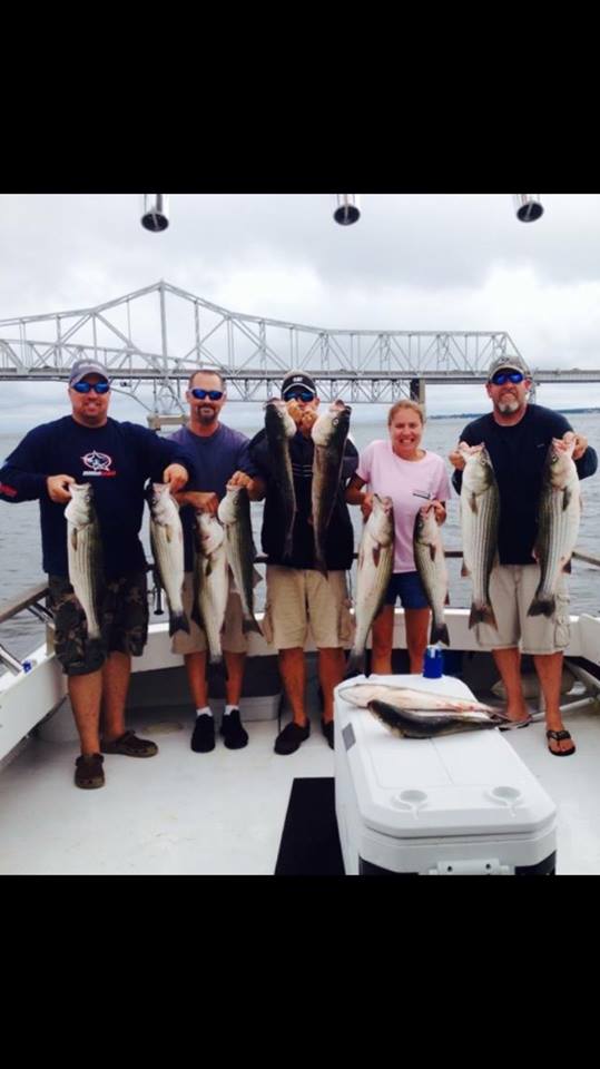 Another great day on Chasin Tail-Captain Brandon Moore Chasin Tail Charters 108 Talbot Rd Stevensville MD 21666 captain@chasintailch.com www.chasintailch.com