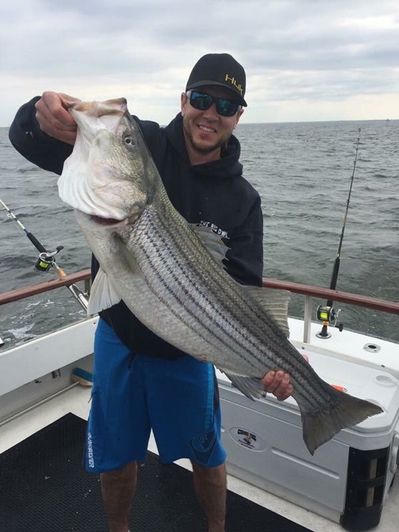 Big Rock- Maryland Fishing Charters for Trophy Striped Bass/Rockfish Kent Island-Annapolis. ​Chasin Tail Charters